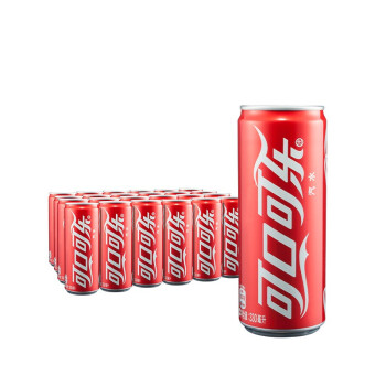 Coca-Cola Coca-Cola Soda Carbonated Drink 330ml*24 Cans Full Box Modern Can Produced by Coca-Cola