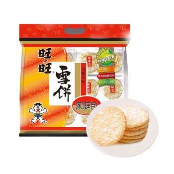 Want Want Snow Cake Snacks Puffed Food Biscuits and Pastries Family Pack 400g